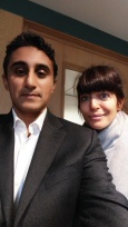 With Claudia Winkleman on her BBC Radio 2 show